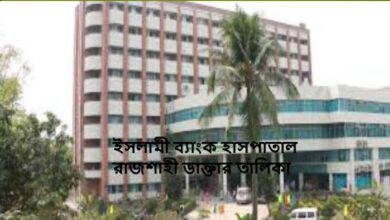 ইসলামী ব্যাংক হাসপাতাল রাজশাহী ডাক্তার তালিকা