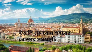 ইতালি ফ্লোরেন্স শহরের রোজার সময়সূচি